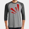 Mens Perfect Tri ® 3/4 Sleeve Raglan Thumbnail