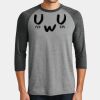 Mens Perfect Tri ® 3/4 Sleeve Raglan Thumbnail