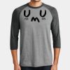 Mens Perfect Tri ® 3/4 Sleeve Raglan Thumbnail