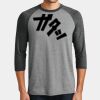 Mens Perfect Tri ® 3/4 Sleeve Raglan Thumbnail
