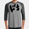Mens Perfect Tri ® 3/4 Sleeve Raglan Thumbnail