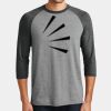 Mens Perfect Tri ® 3/4 Sleeve Raglan Thumbnail