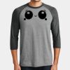 Mens Perfect Tri ® 3/4 Sleeve Raglan Thumbnail