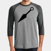 Mens Perfect Tri ® 3/4 Sleeve Raglan Thumbnail