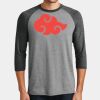 Mens Perfect Tri ® 3/4 Sleeve Raglan Thumbnail