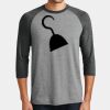 Mens Perfect Tri ® 3/4 Sleeve Raglan Thumbnail