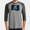 Mens Perfect Tri ® 3/4 Sleeve Raglan Thumbnail