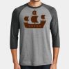 Mens Perfect Tri ® 3/4 Sleeve Raglan Thumbnail