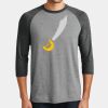 Mens Perfect Tri ® 3/4 Sleeve Raglan Thumbnail