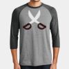 Mens Perfect Tri ® 3/4 Sleeve Raglan Thumbnail