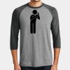 Mens Perfect Tri ® 3/4 Sleeve Raglan Thumbnail