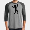 Mens Perfect Tri ® 3/4 Sleeve Raglan Thumbnail