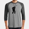 Mens Perfect Tri ® 3/4 Sleeve Raglan Thumbnail
