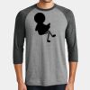 Mens Perfect Tri ® 3/4 Sleeve Raglan Thumbnail