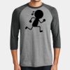 Mens Perfect Tri ® 3/4 Sleeve Raglan Thumbnail