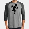 Mens Perfect Tri ® 3/4 Sleeve Raglan Thumbnail