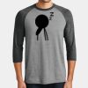 Mens Perfect Tri ® 3/4 Sleeve Raglan Thumbnail