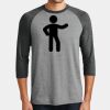 Mens Perfect Tri ® 3/4 Sleeve Raglan Thumbnail