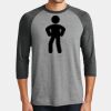 Mens Perfect Tri ® 3/4 Sleeve Raglan Thumbnail