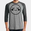 Mens Perfect Tri ® 3/4 Sleeve Raglan Thumbnail