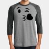 Mens Perfect Tri ® 3/4 Sleeve Raglan Thumbnail