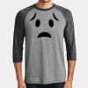 Mens Perfect Tri ® 3/4 Sleeve Raglan Thumbnail