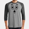 Mens Perfect Tri ® 3/4 Sleeve Raglan Thumbnail