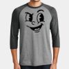 Mens Perfect Tri ® 3/4 Sleeve Raglan Thumbnail