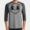 Mens Perfect Tri ® 3/4 Sleeve Raglan Thumbnail