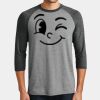 Mens Perfect Tri ® 3/4 Sleeve Raglan Thumbnail