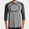 Mens Perfect Tri ® 3/4 Sleeve Raglan Thumbnail