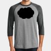 Mens Perfect Tri ® 3/4 Sleeve Raglan Thumbnail