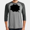 Mens Perfect Tri ® 3/4 Sleeve Raglan Thumbnail