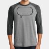 Mens Perfect Tri ® 3/4 Sleeve Raglan Thumbnail