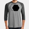Mens Perfect Tri ® 3/4 Sleeve Raglan Thumbnail
