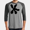 Mens Perfect Tri ® 3/4 Sleeve Raglan Thumbnail