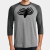 Mens Perfect Tri ® 3/4 Sleeve Raglan Thumbnail