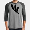 Mens Perfect Tri ® 3/4 Sleeve Raglan Thumbnail