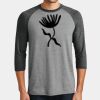 Mens Perfect Tri ® 3/4 Sleeve Raglan Thumbnail