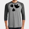 Mens Perfect Tri ® 3/4 Sleeve Raglan Thumbnail