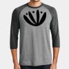 Mens Perfect Tri ® 3/4 Sleeve Raglan Thumbnail