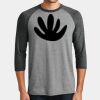 Mens Perfect Tri ® 3/4 Sleeve Raglan Thumbnail