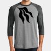 Mens Perfect Tri ® 3/4 Sleeve Raglan Thumbnail