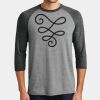 Mens Perfect Tri ® 3/4 Sleeve Raglan Thumbnail