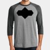 Mens Perfect Tri ® 3/4 Sleeve Raglan Thumbnail