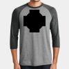 Mens Perfect Tri ® 3/4 Sleeve Raglan Thumbnail