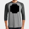 Mens Perfect Tri ® 3/4 Sleeve Raglan Thumbnail