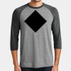 Mens Perfect Tri ® 3/4 Sleeve Raglan Thumbnail