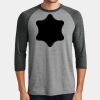Mens Perfect Tri ® 3/4 Sleeve Raglan Thumbnail