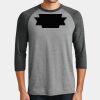 Mens Perfect Tri ® 3/4 Sleeve Raglan Thumbnail
